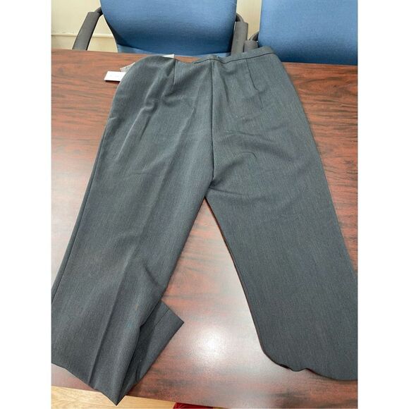 NWT Kim Rogers Heather Charcoal Average 14 Women’s Dress Pants- Straight Leg - Picture 2 of 5